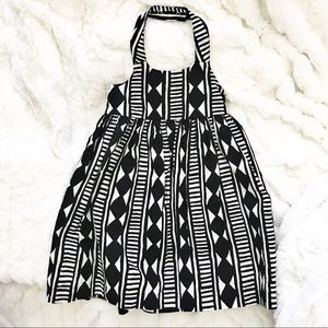 Black & White Maxi Dress